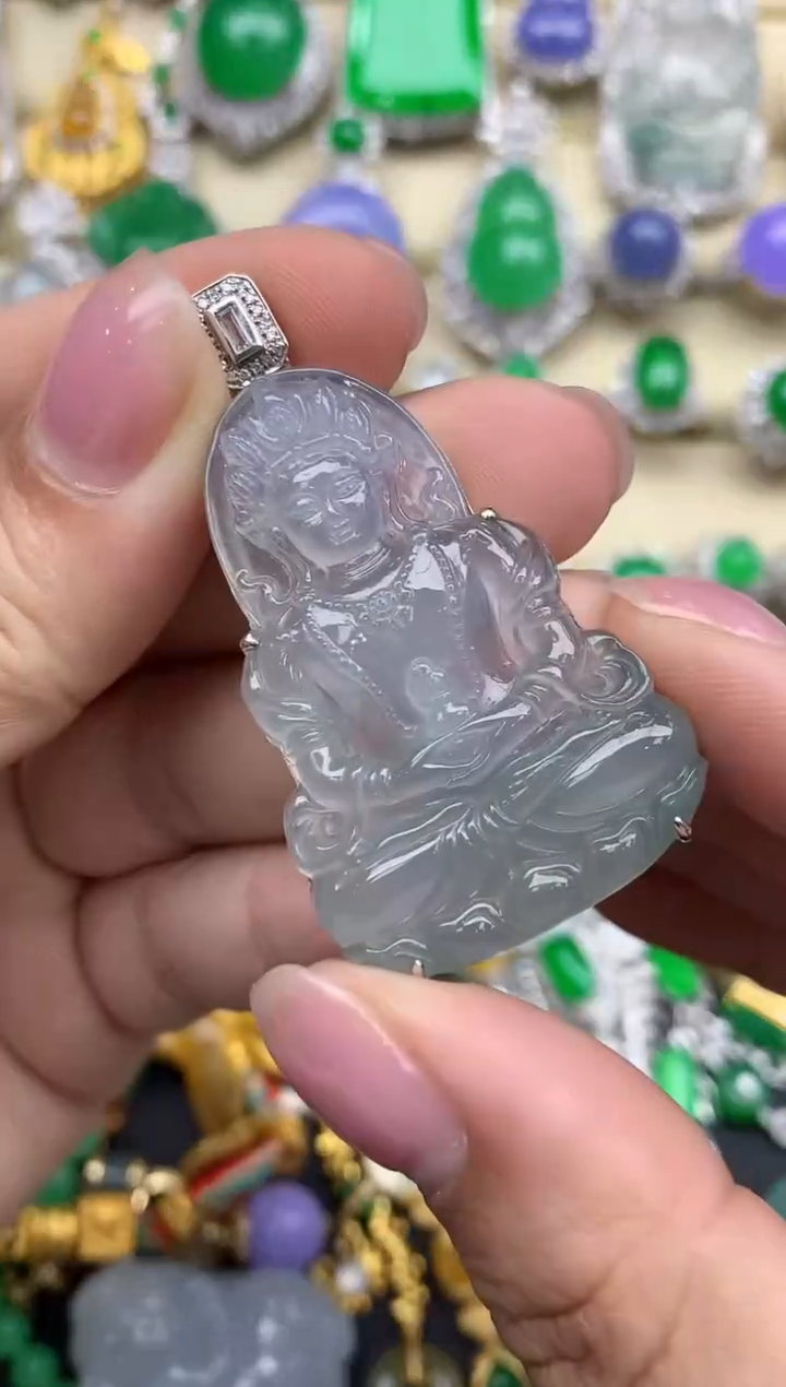 【闪购商品】翡翠颈饰18K金镶嵌700-中国好珍宝