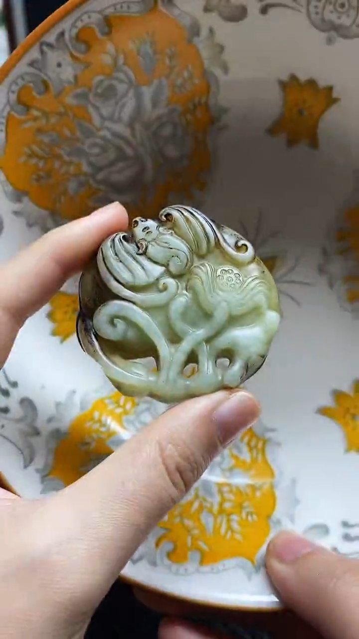 【闪购商品】瓷片瓷片 瓷器 摆件1个
