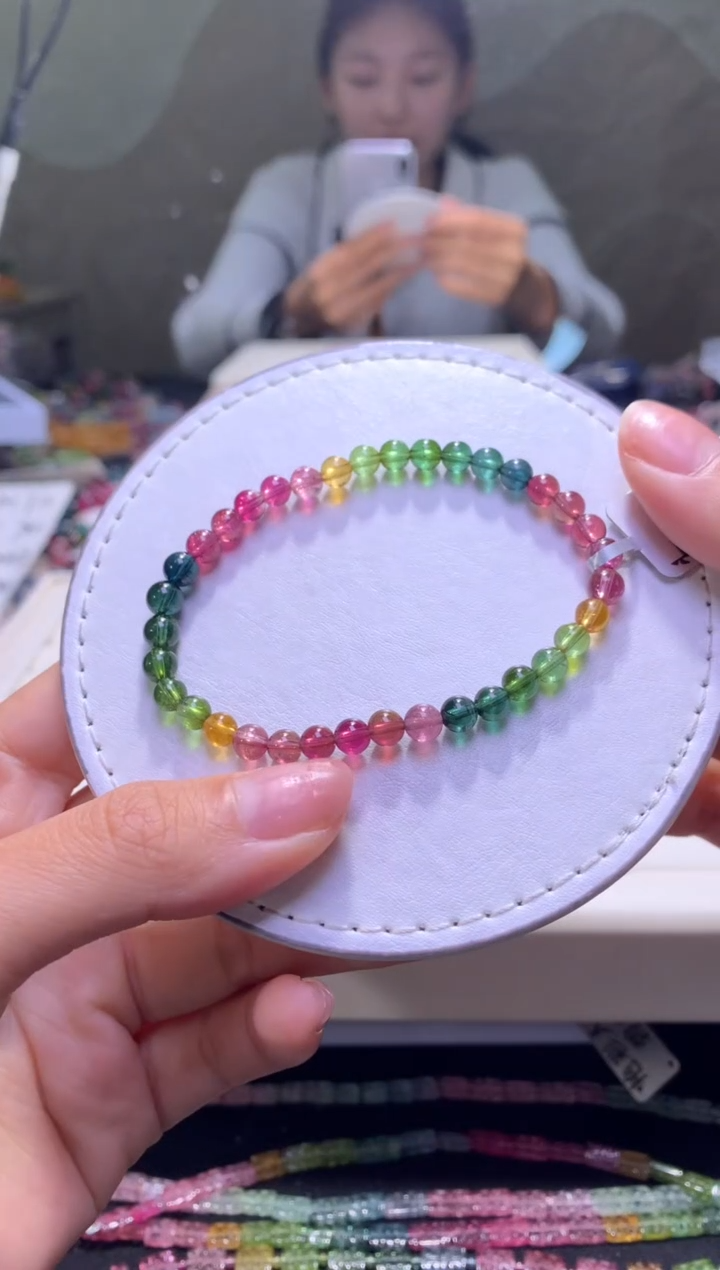 未镶嵌手串碧玺A01【天然碧玺】