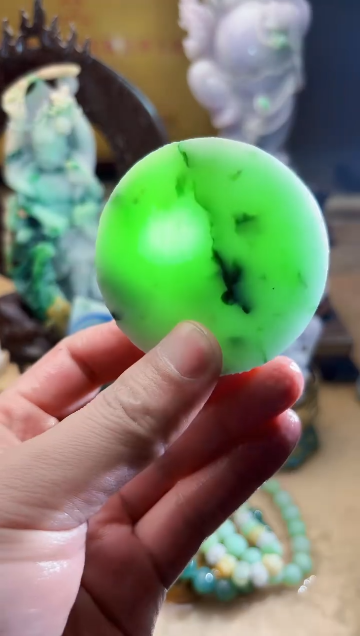 未镶嵌挂件翡翠A货张麦9681