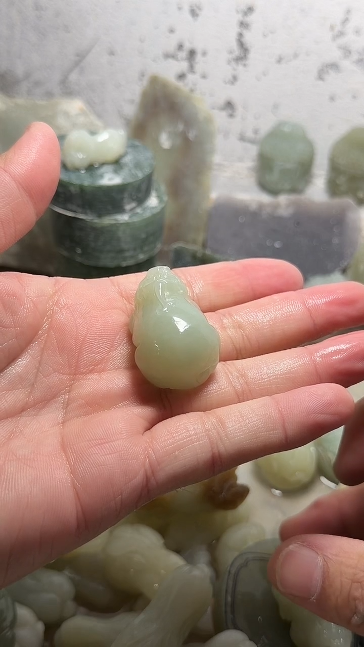 吊坠(不含链)未镶嵌和田玉和田玉貔貅02