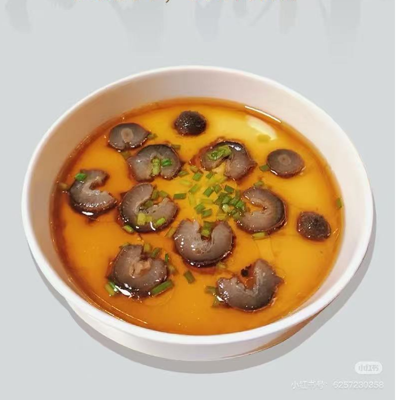 海参蒸蛋（二根海参;100g）