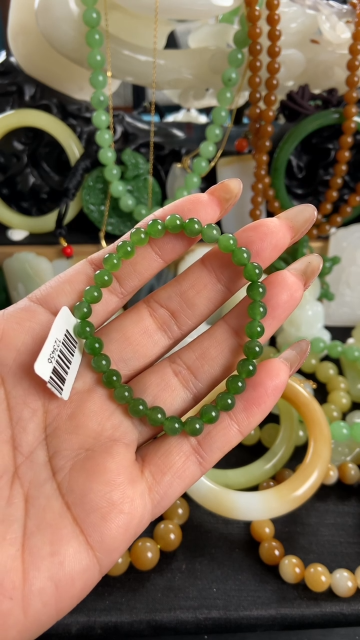 未镶嵌手链和田玉手串