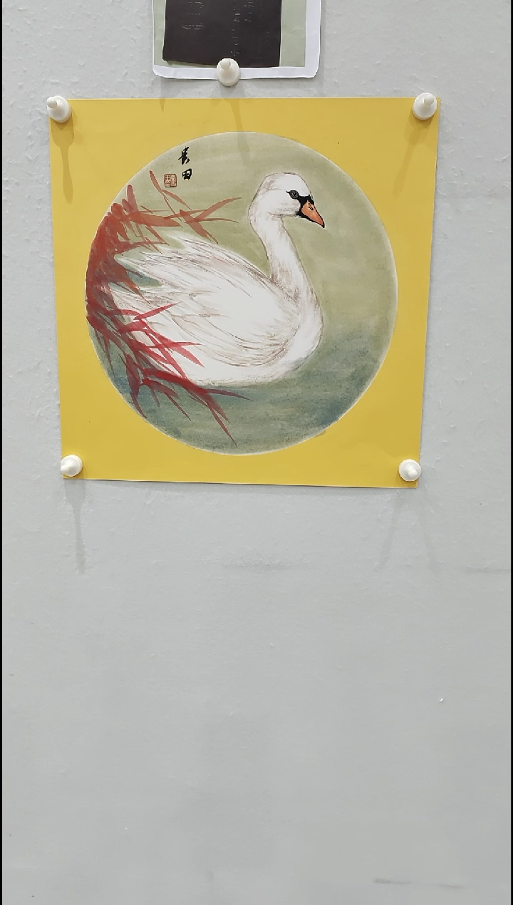 书法李贵田 写意花鸟    1.6平尺