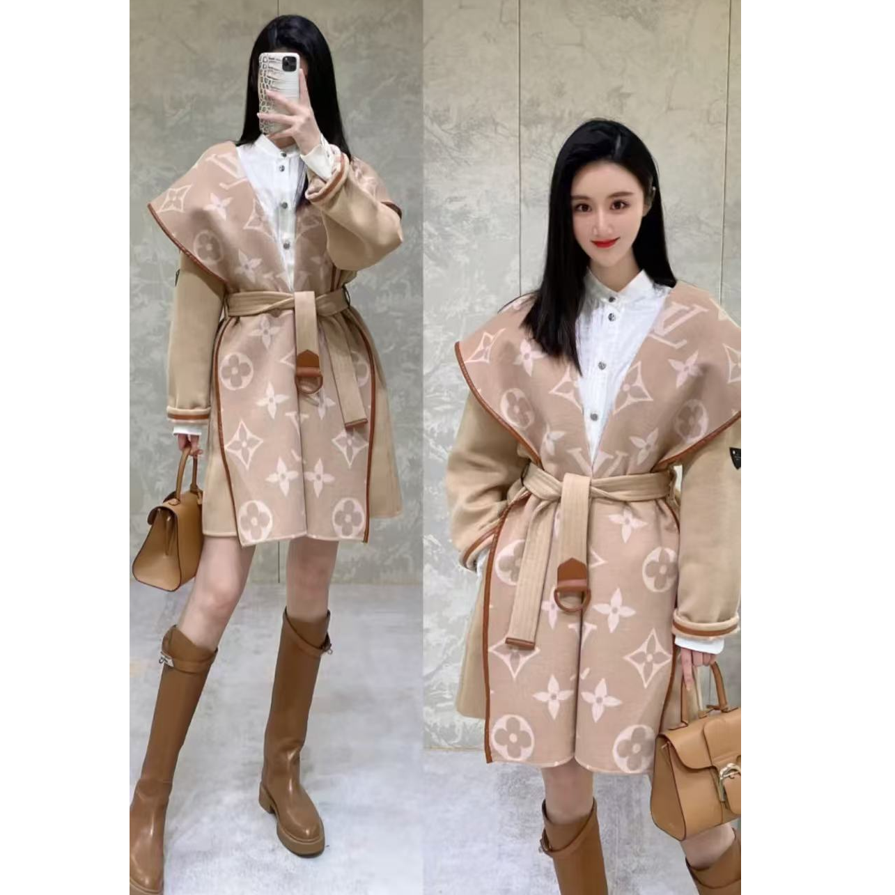 未使用 LouisVuitton/路易威登 双双臻选/ck00222/lv大衣/38码