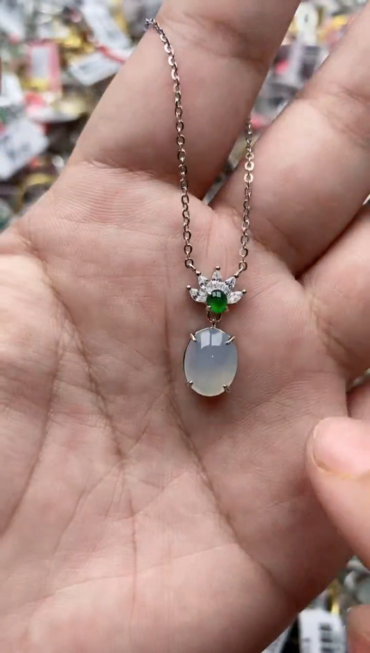 【闪购商品】翡翠戒指银S925镶嵌3333---1