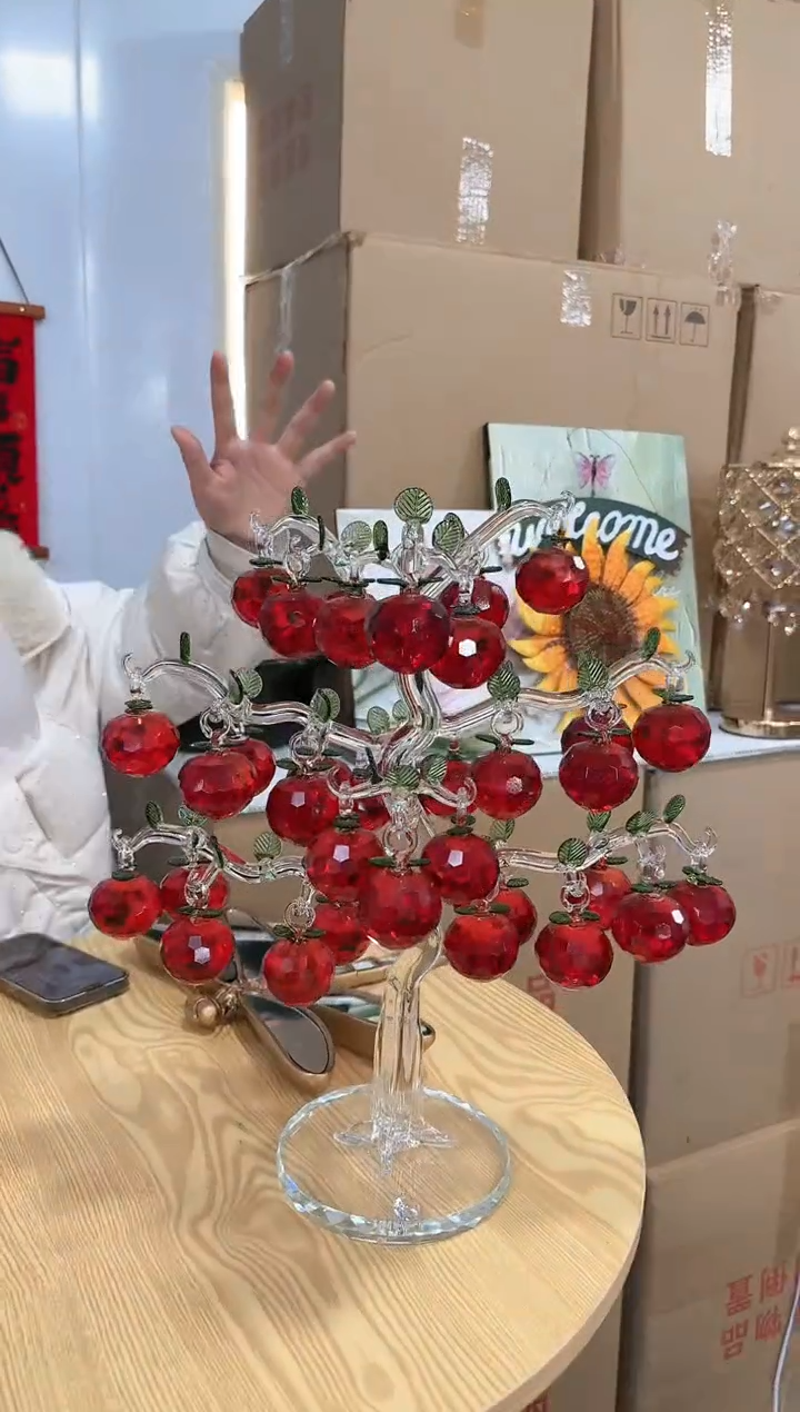 【闪购商品】玻璃金沃009902苹果36挂