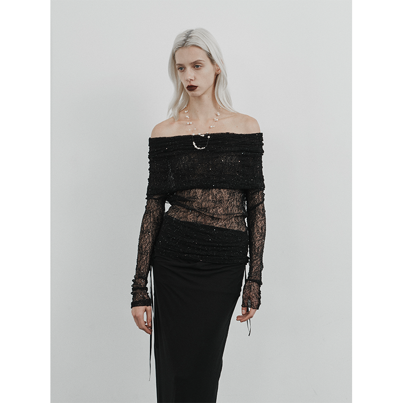 A KIND EGO【5折】369璀璨星河围裹感多种穿法上衣 K5506