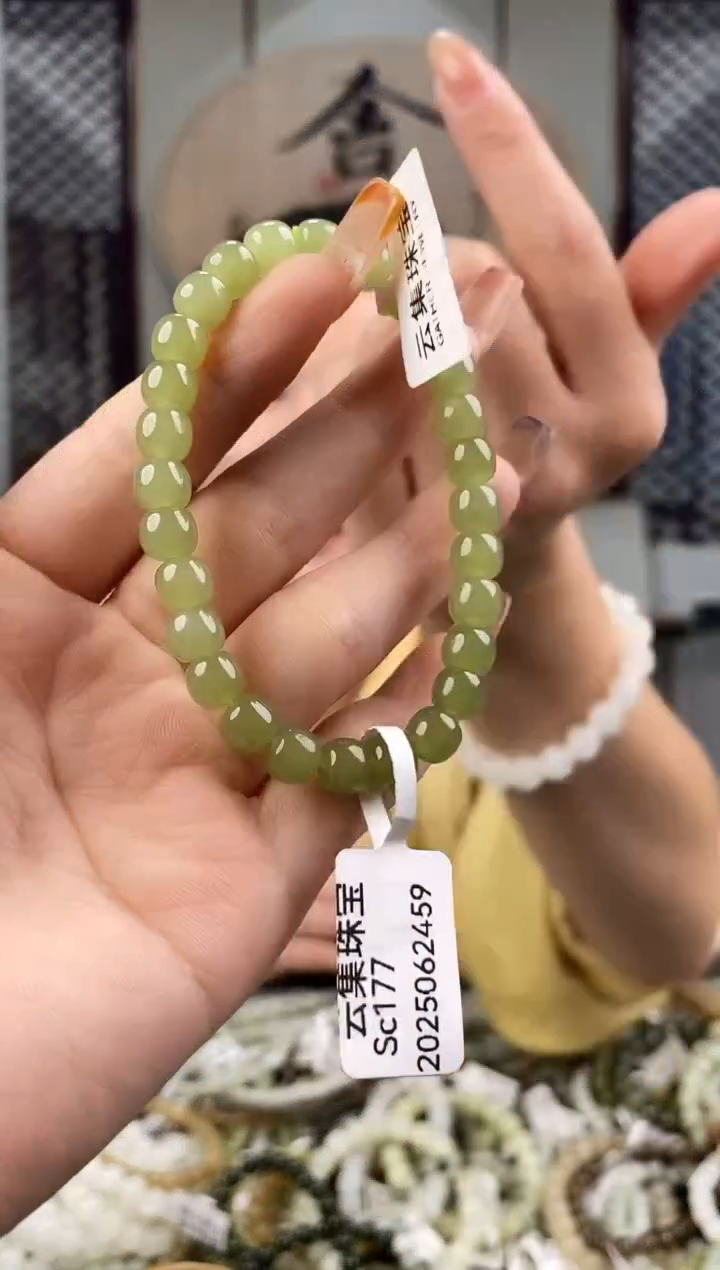 和田玉未镶嵌颈饰拍一发一