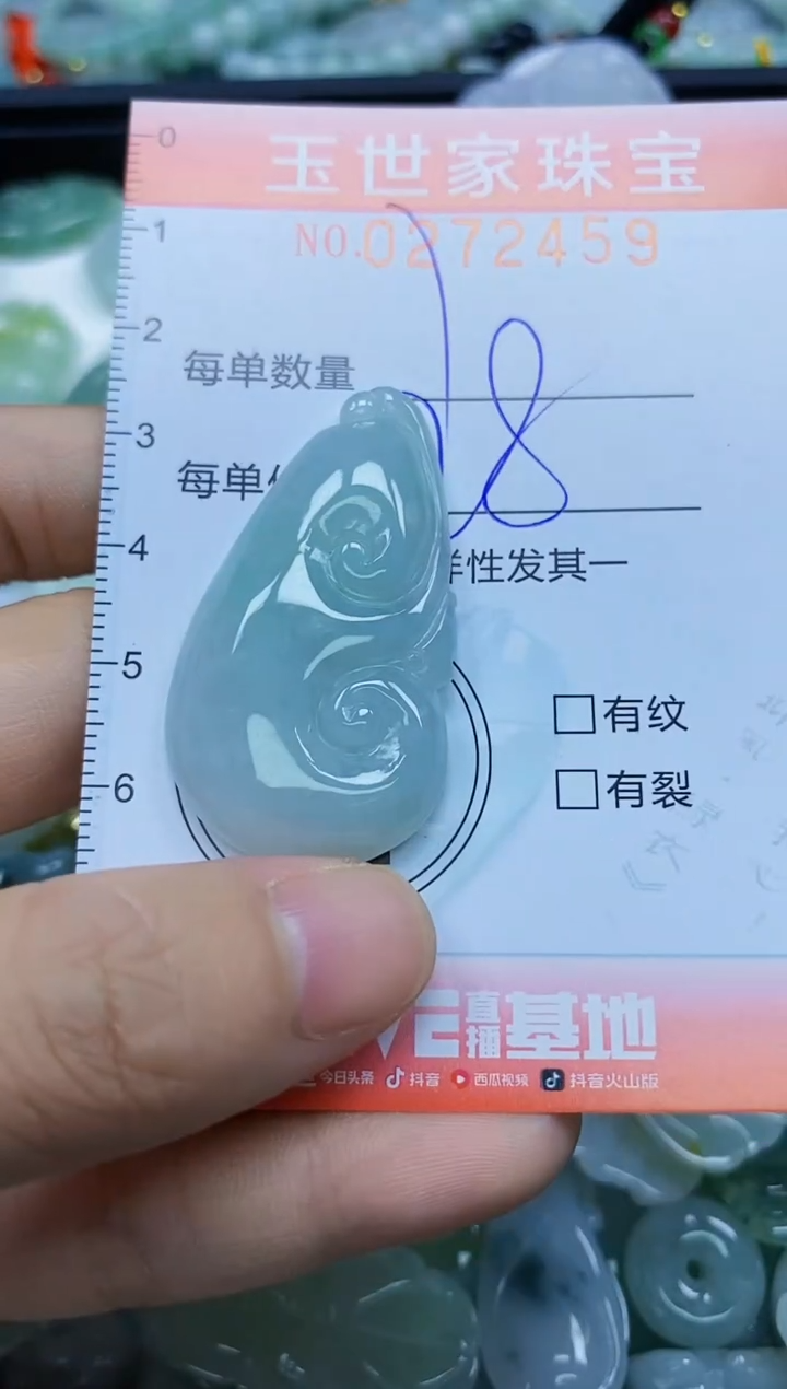 翡翠未镶嵌颈饰闪购0272459