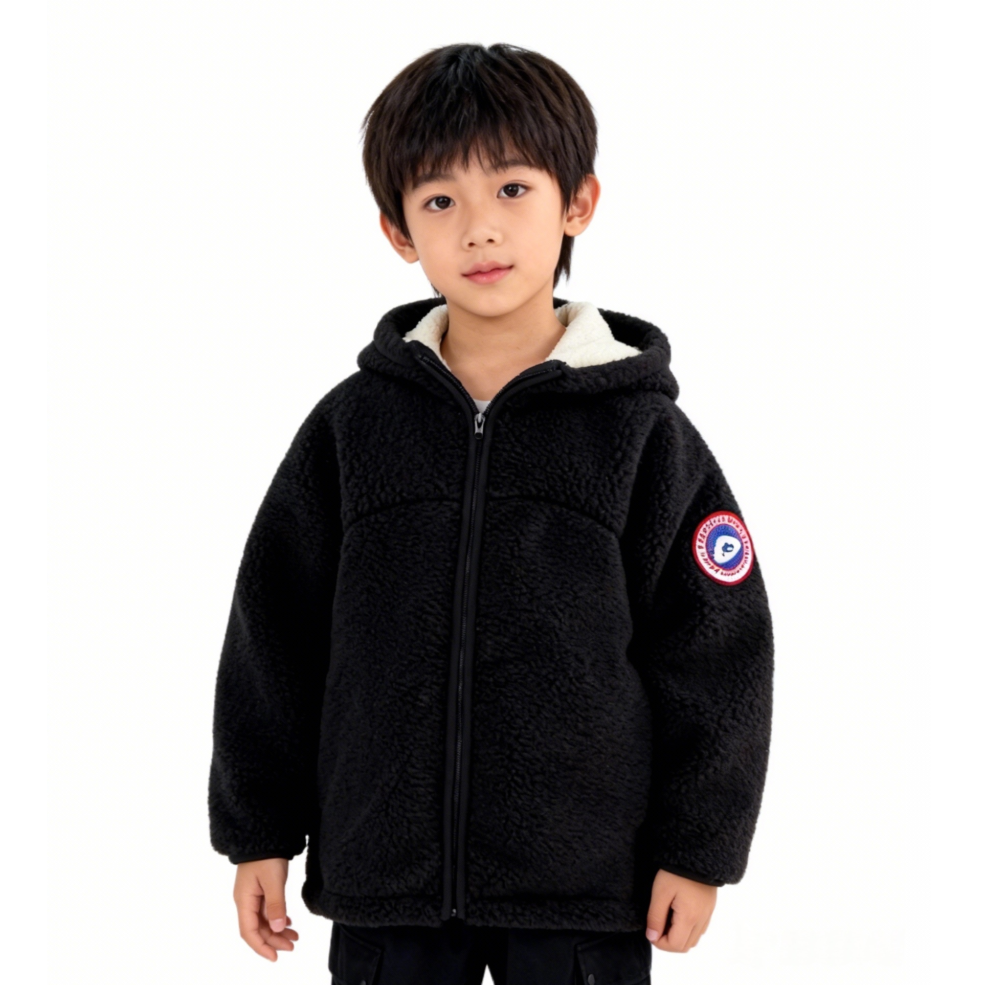 儿童款冬季亲子款外穿运动睡衣时尚加绒家居服套装棉服2019