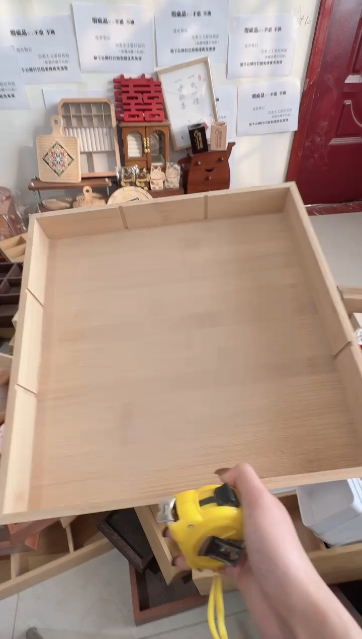 竹木正方形大托盘微瑕拍下不退不换