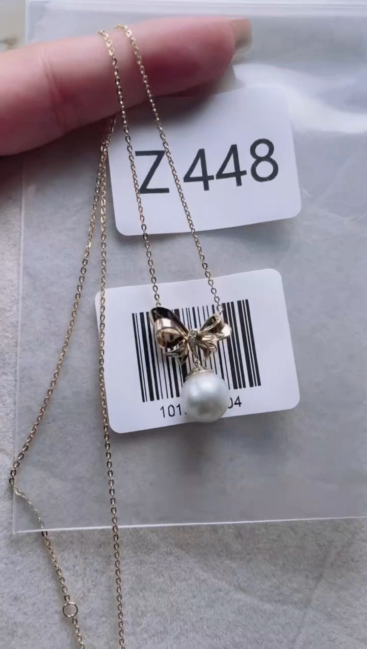 【闪购商品】海水珍珠套链银S925镶嵌Z448