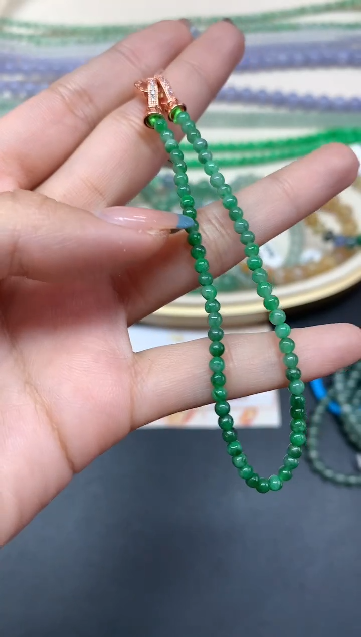 【闪购商品】翡翠手链未镶嵌手串A228|3991