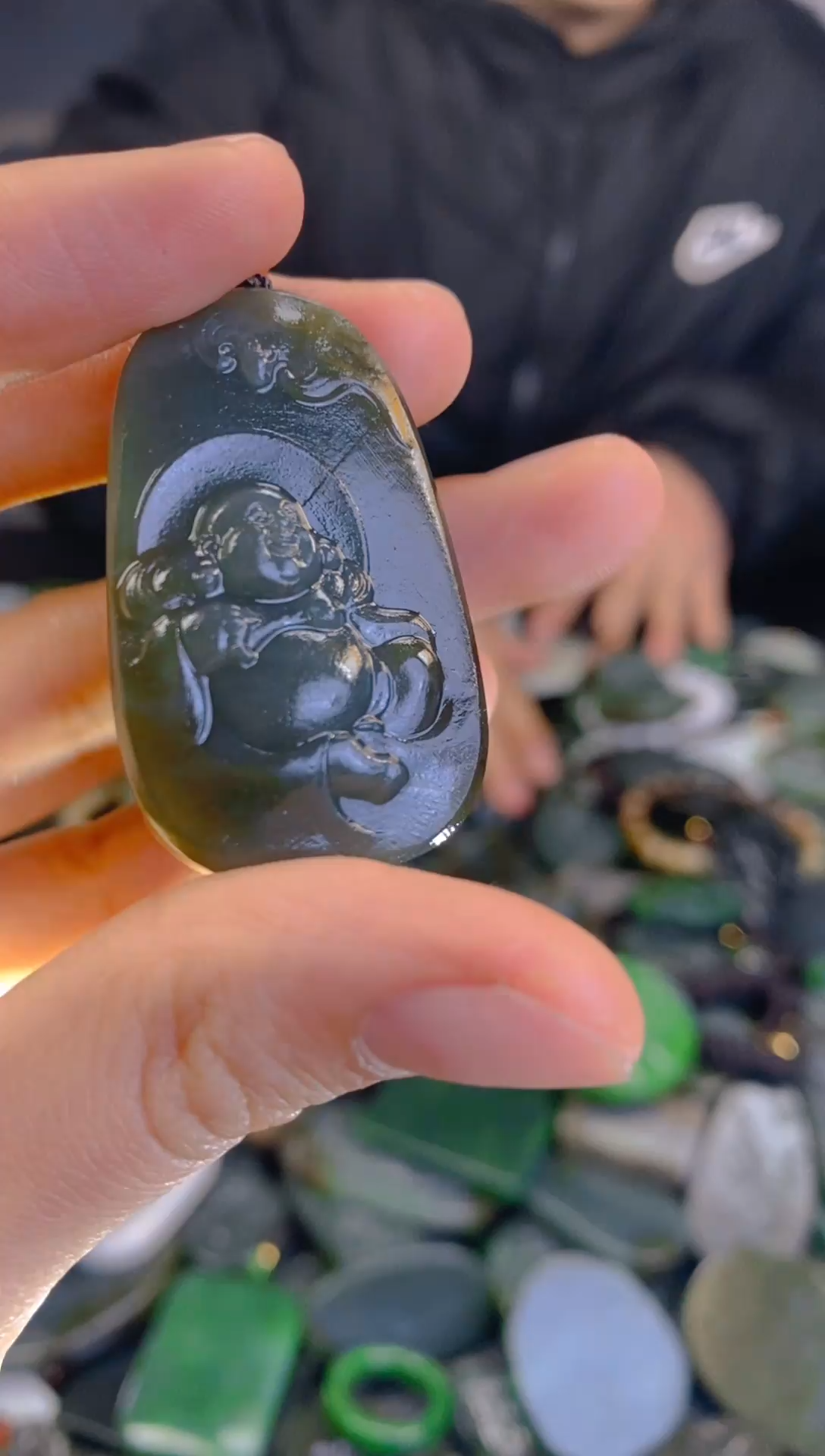 未镶嵌和田玉珠宝半成品1