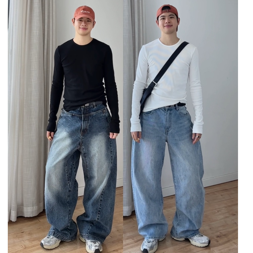 方人也屹秋季新款韩版螺纹打底衫长袖恤男合身修身显瘦百搭简约