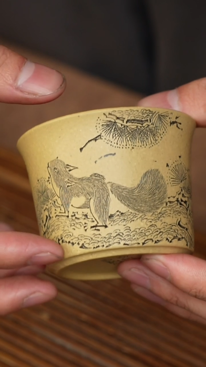 紫砂茶杯91号紫砂杯