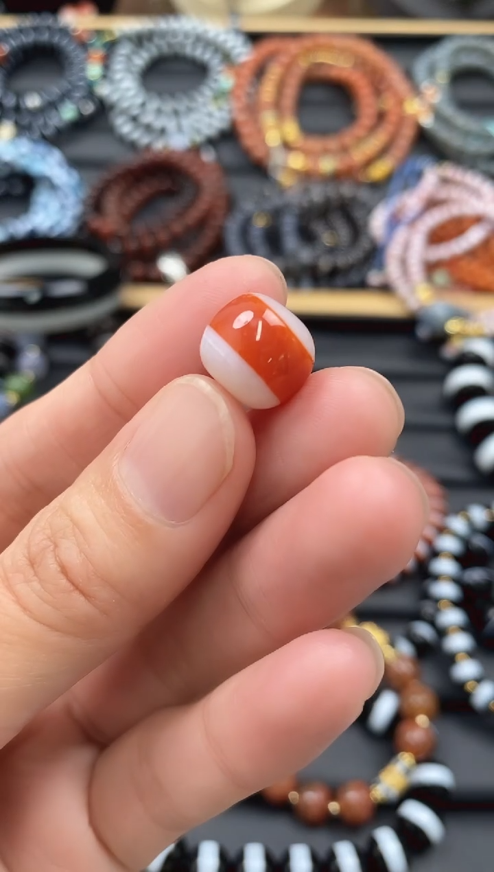 【闪购商品】玛瑙/玉髓单珠未镶嵌单珠