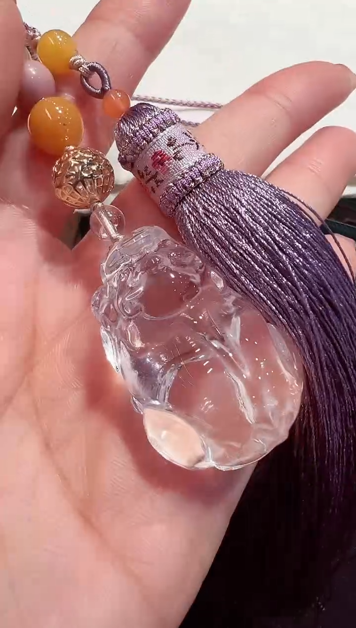 【闪购商品】水晶车挂未镶嵌水晶车挂