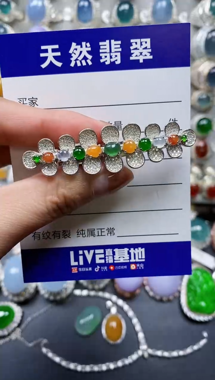 【闪购商品】翡翠颈饰银S925镶嵌0603