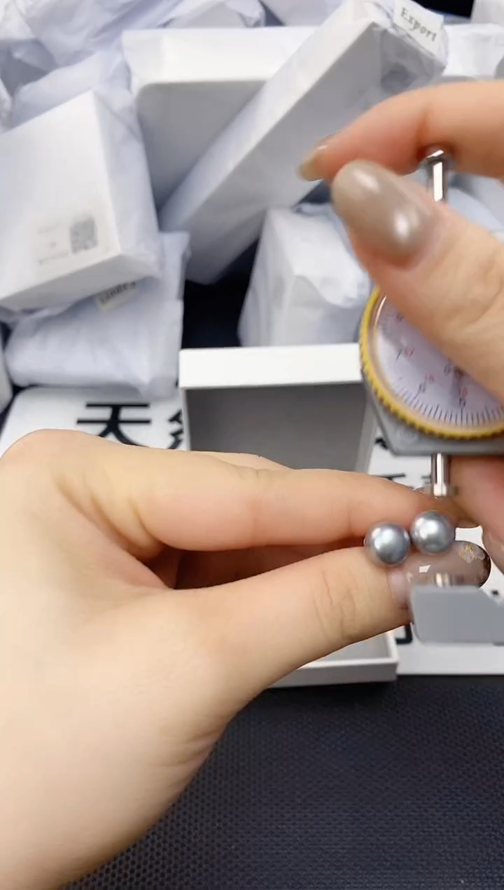 未镶嵌耳饰淡水珍珠ED1001