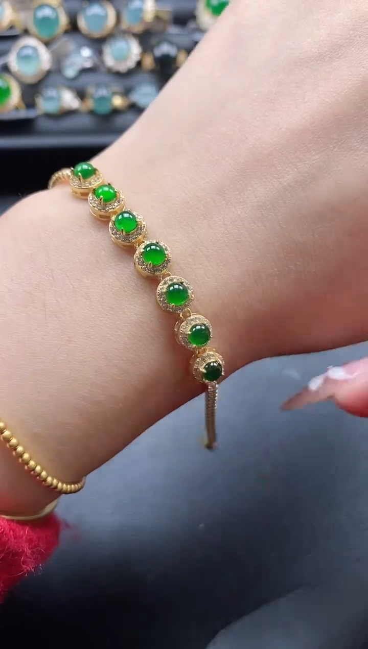 【闪购商品】翡翠戒指银S925镶嵌1111