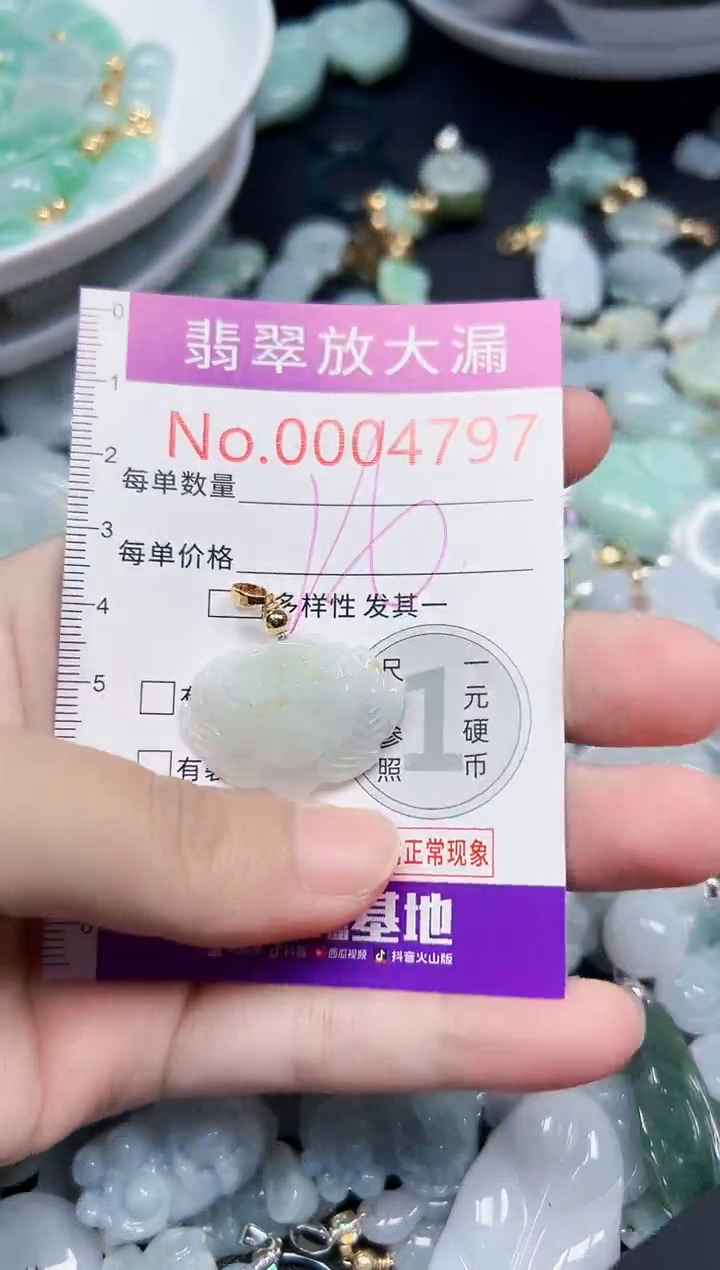 颈饰未镶嵌翡翠4797