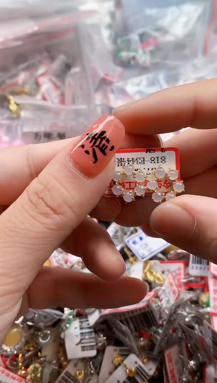 银S925镶嵌戒指翡翠天然A货缅甸翡翠