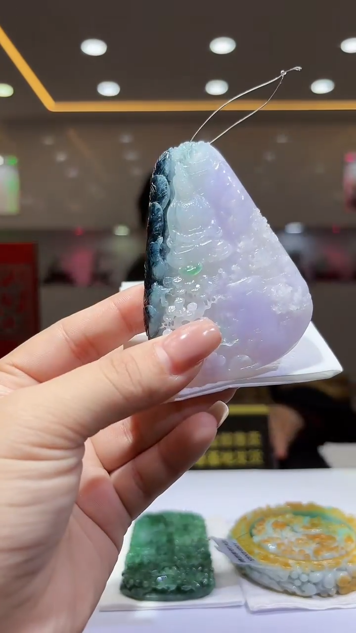 未镶嵌定制翡翠33/1227/C/观音