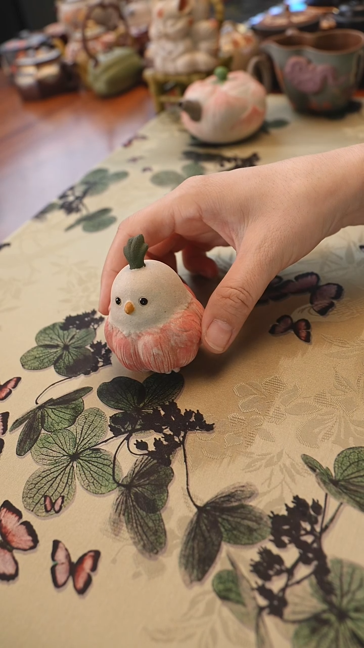 茶壶紫砂算了小鸡