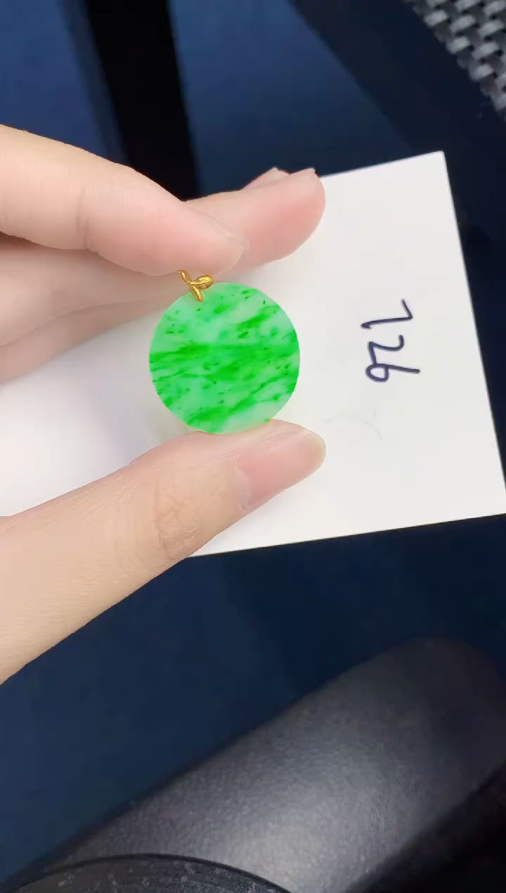 【闪购商品】翡翠颈饰18K金镶嵌000000000