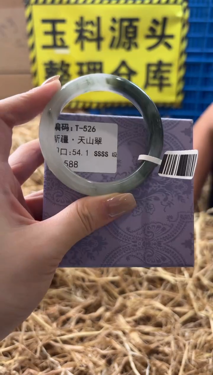 未镶嵌手镯石英质玉T-526
