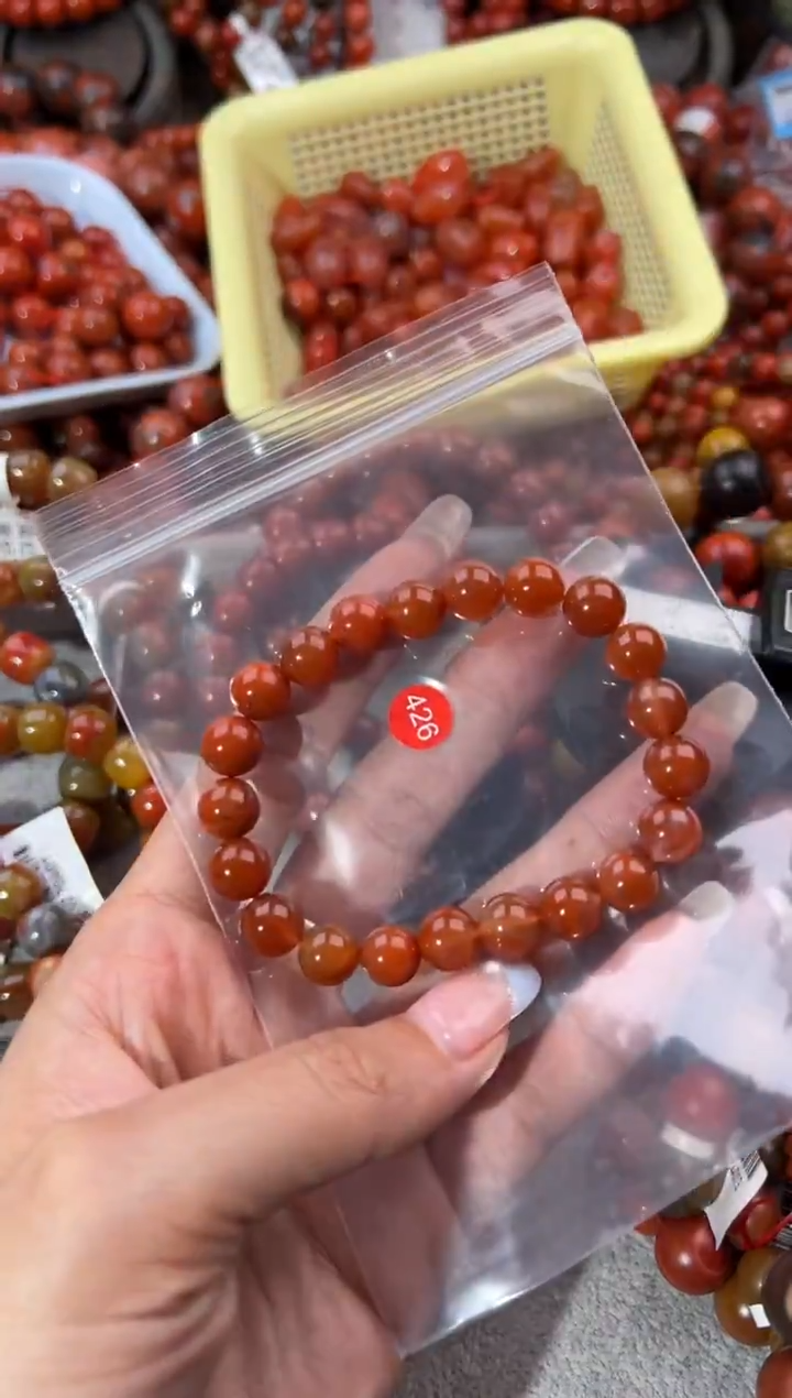 未镶嵌手串南红玛瑙9+