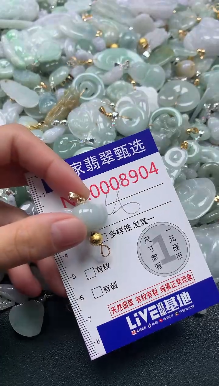 吊坠(不含链)未镶嵌翡翠8904