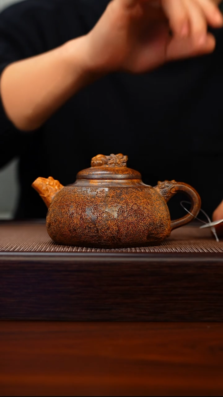 茶壶紫砂原矿紫砂手工茶壶