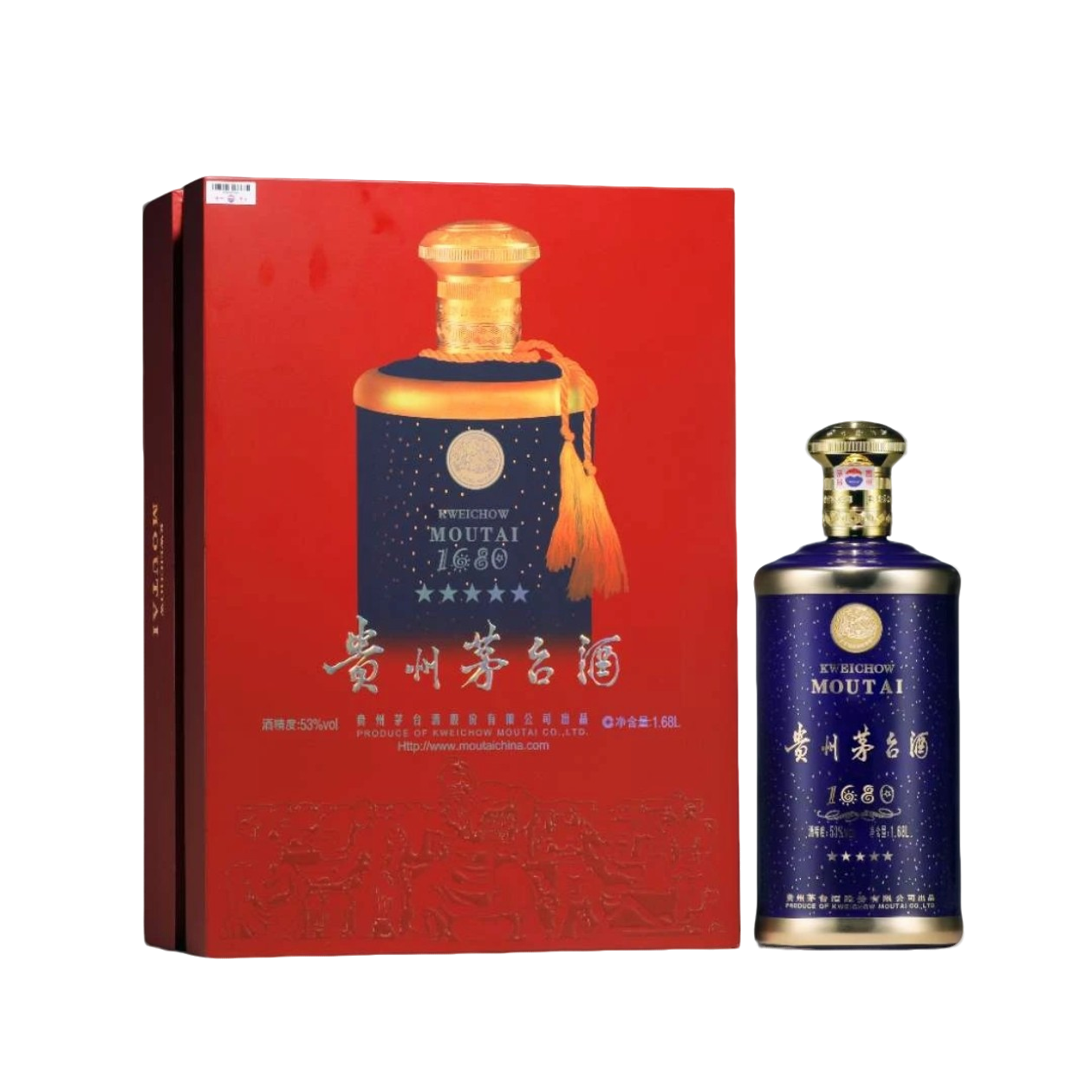 KWEICHOW MOUTAI/贵州茅台茅台1680满天星 酱香型53度1680ml
