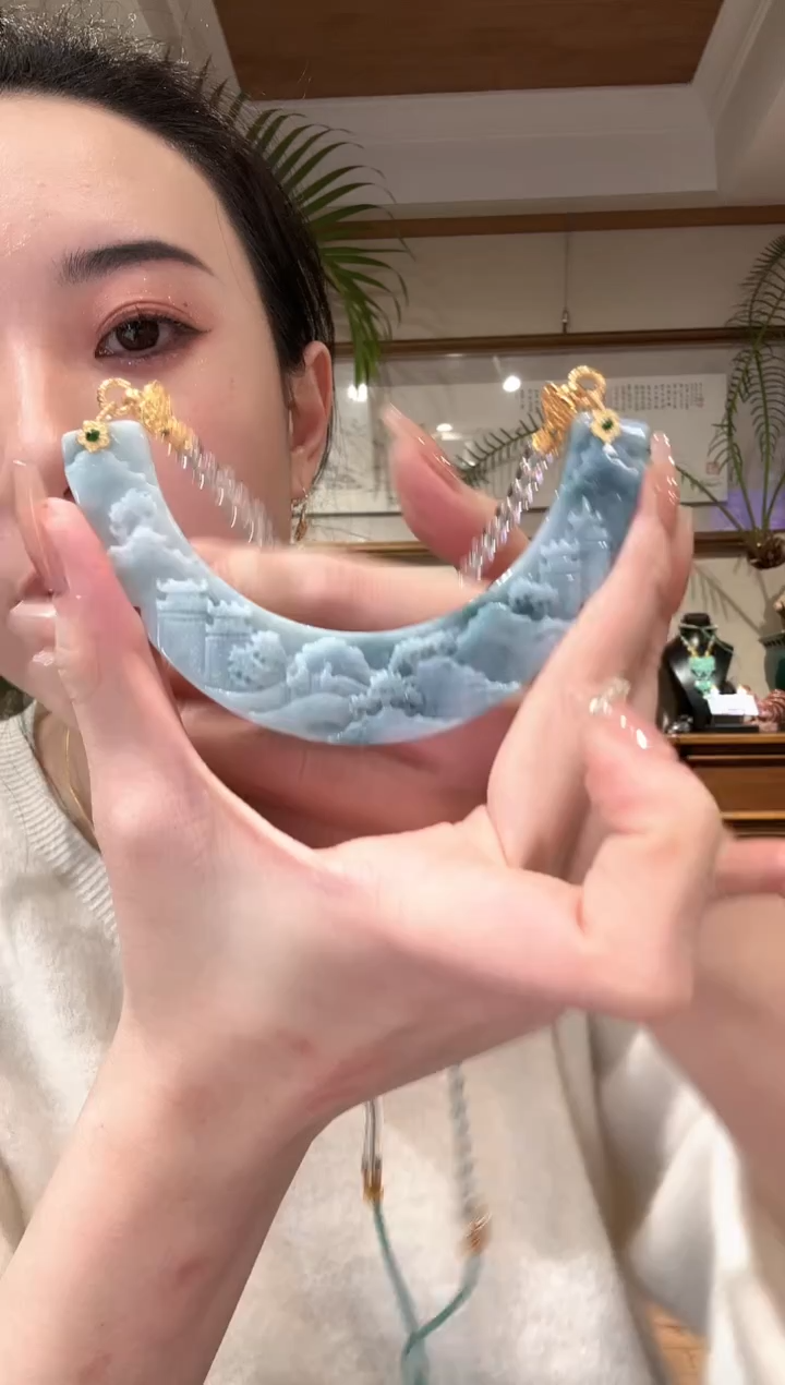 【闪购商品】翡翠颈饰未镶嵌国风