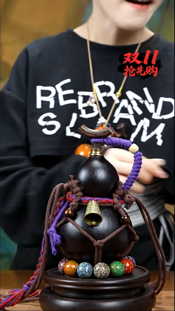 XR029网兜款酒葫芦不包手串