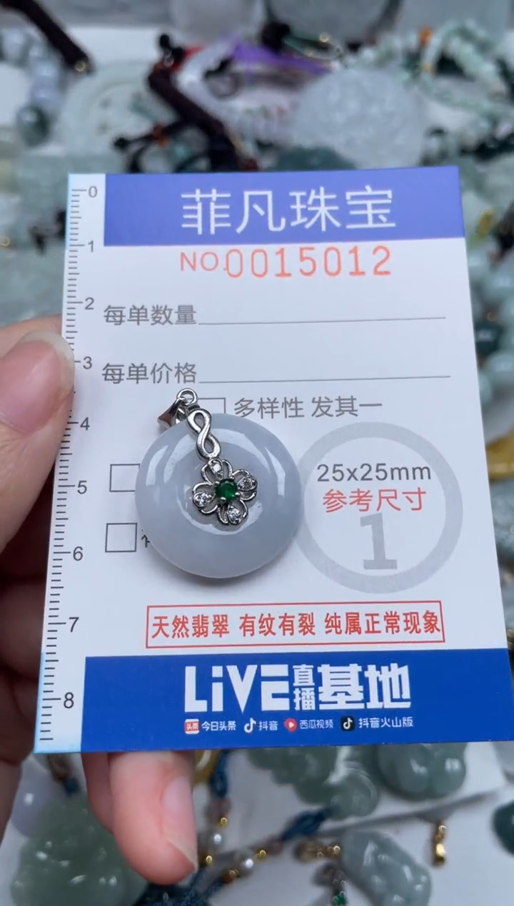 颈饰未镶嵌翡翠15012