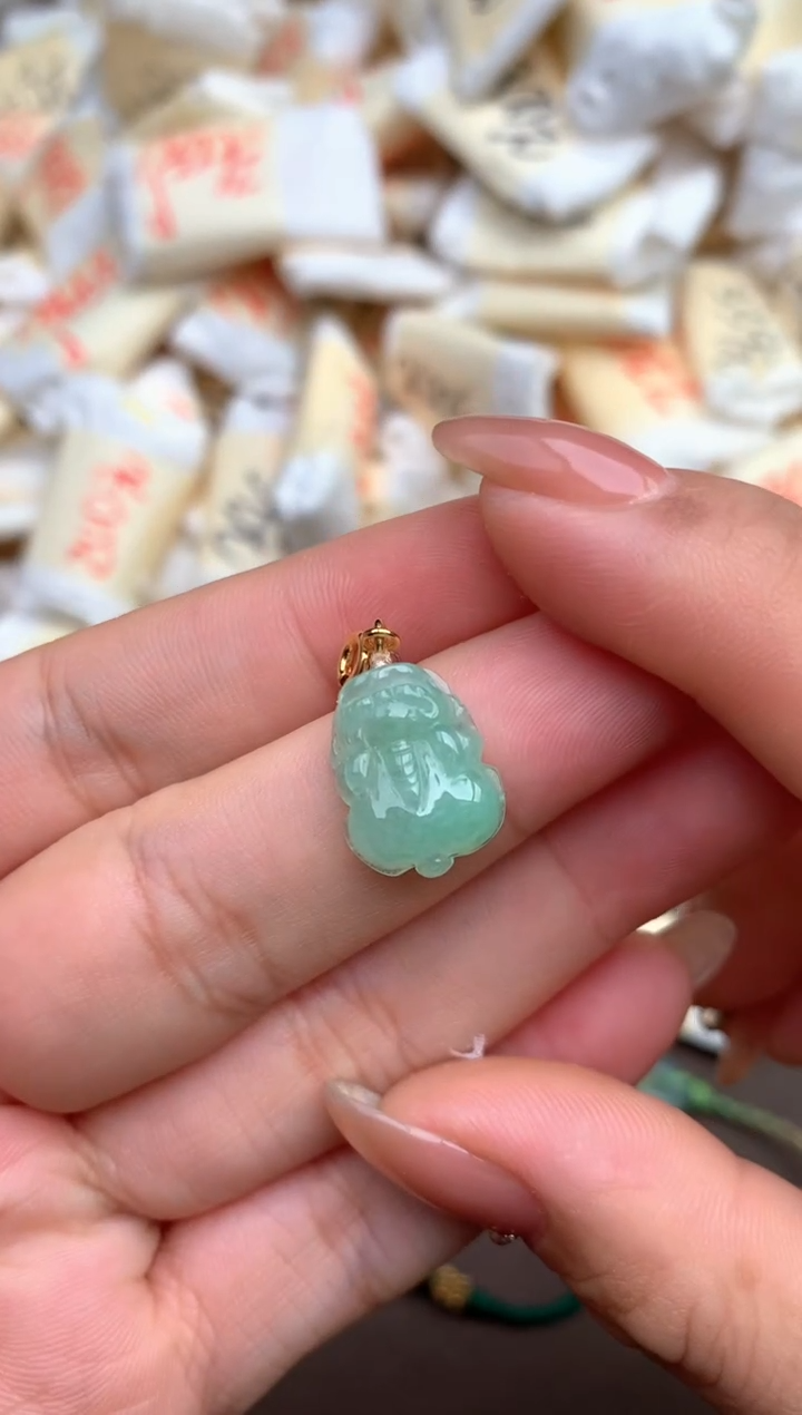 【闪购商品】翡翠挂件银S925镶嵌— 