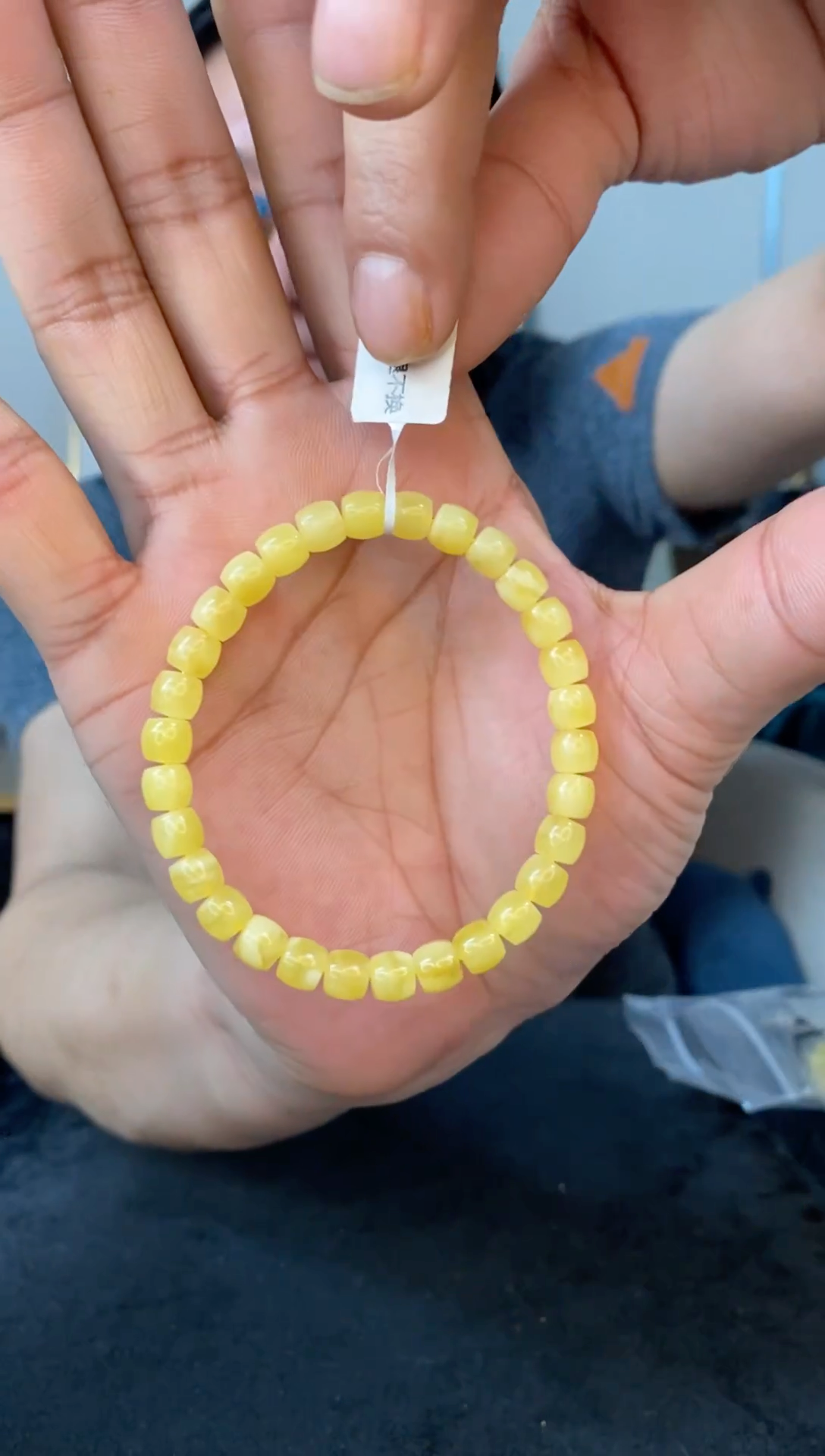 【闪购商品】蜜蜡手串未镶嵌7mm直切微瑕