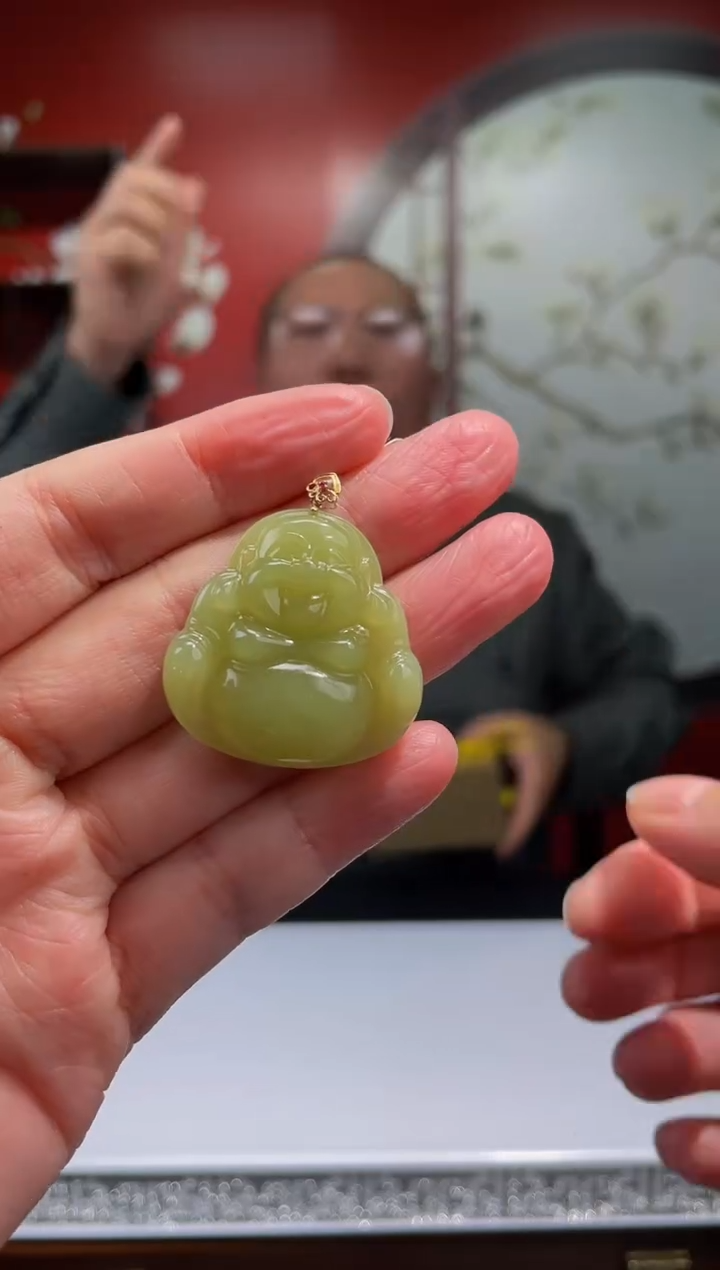 【闪购商品】定制和田玉Boss阳天然和田玉（拍一发一)