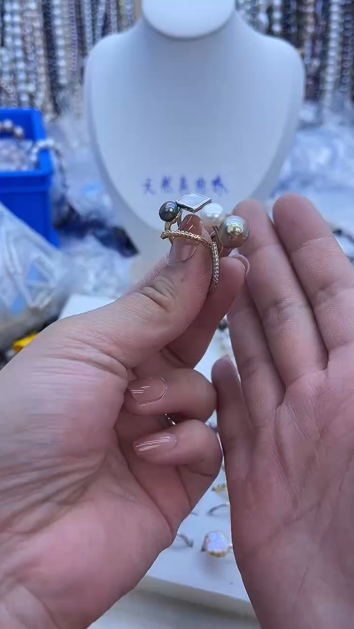 【闪购商品】淡水珍珠戒指未镶嵌969