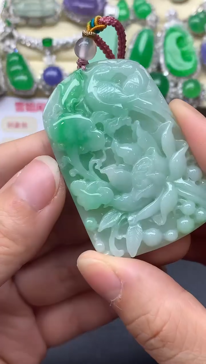 颈饰未镶嵌翡翠259-中国好珍宝