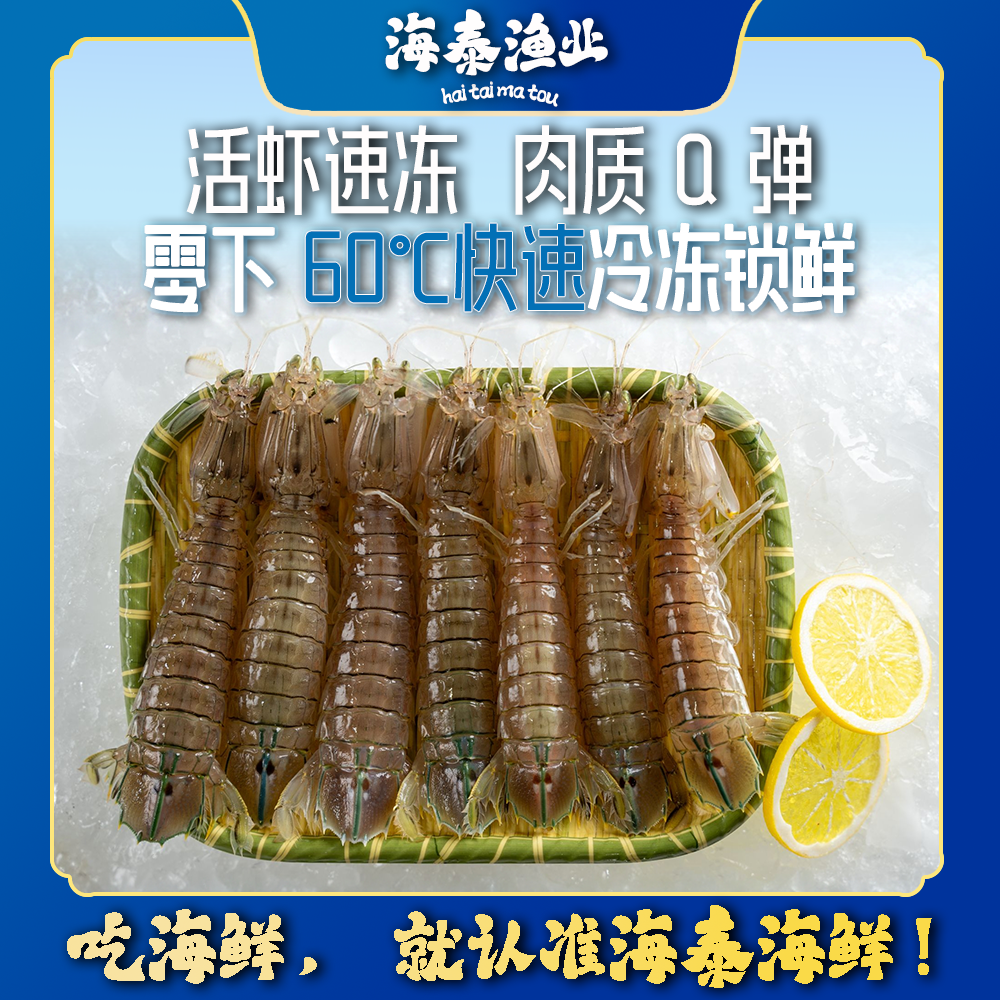 【大B哥专属】【濑尿虾】海泰码头 深海捕捞 鲜活速冻 锁鲜冷链到家