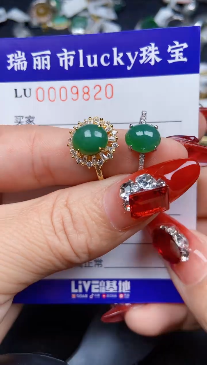 【闪购商品】翡翠颈饰银S925镶嵌9820