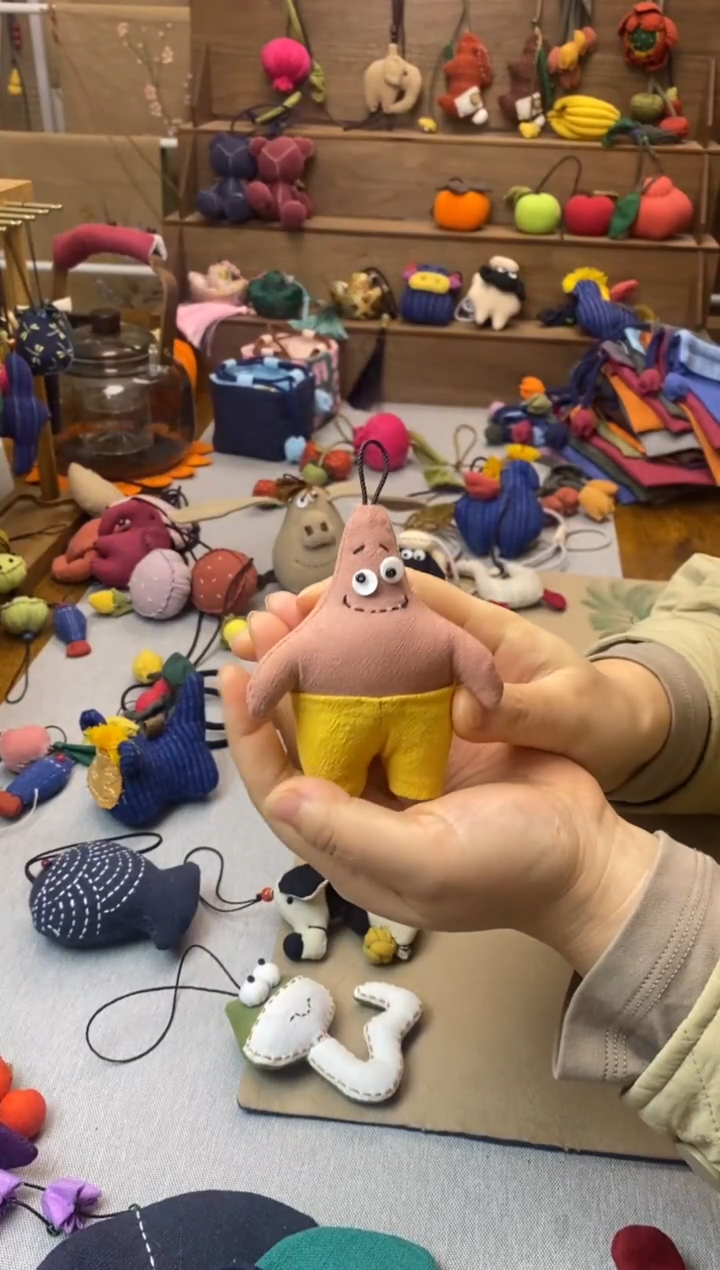 布艺派大星 挂件