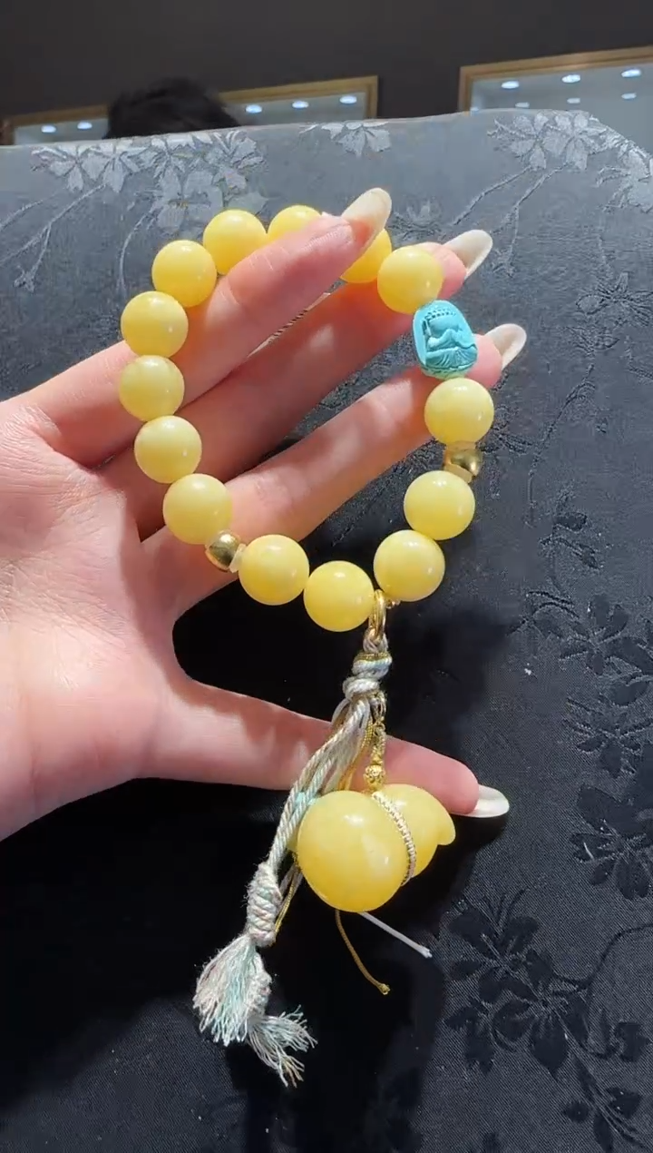 【闪购商品】琥珀项链未镶嵌蜜蜡手串设计款