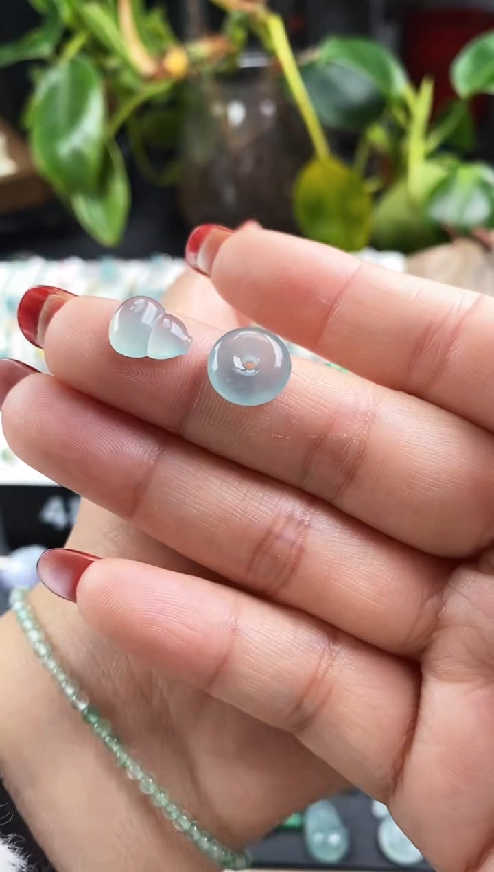 【闪购商品】翡翠戒指未镶嵌葫芦平安扣