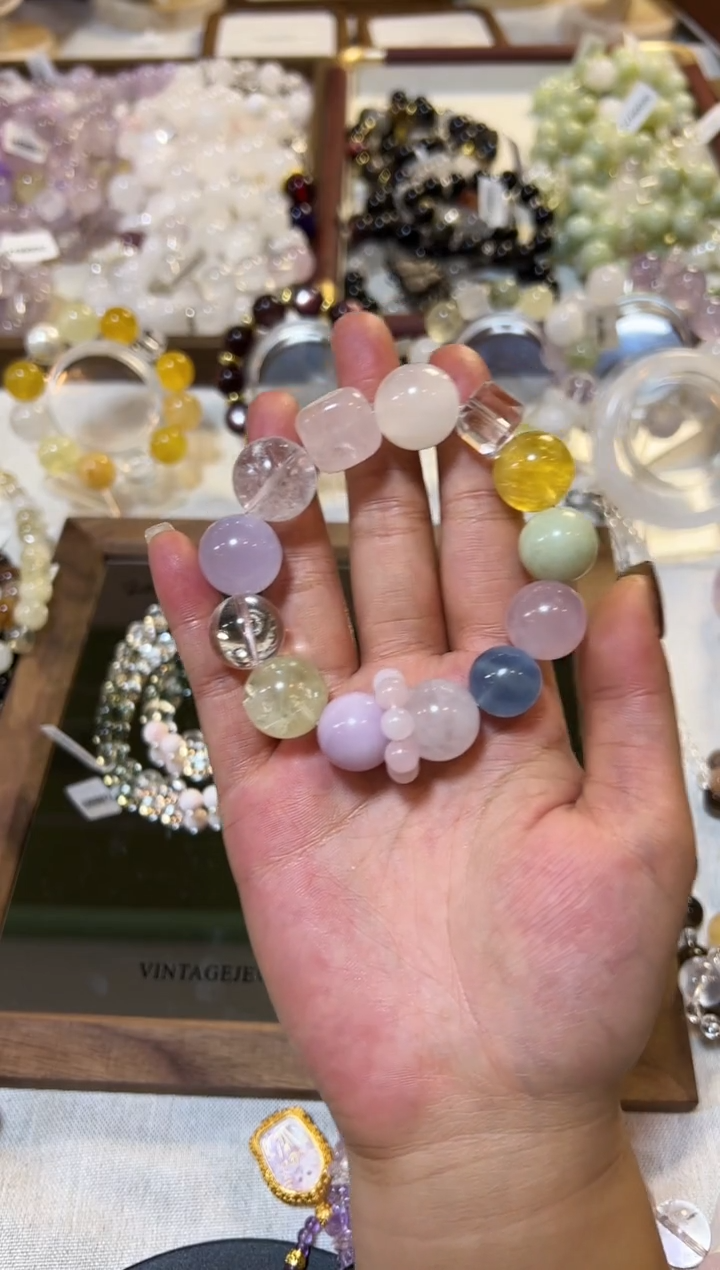 未镶嵌手串水晶【炘喜】天然水晶手串多样性发货 发其一